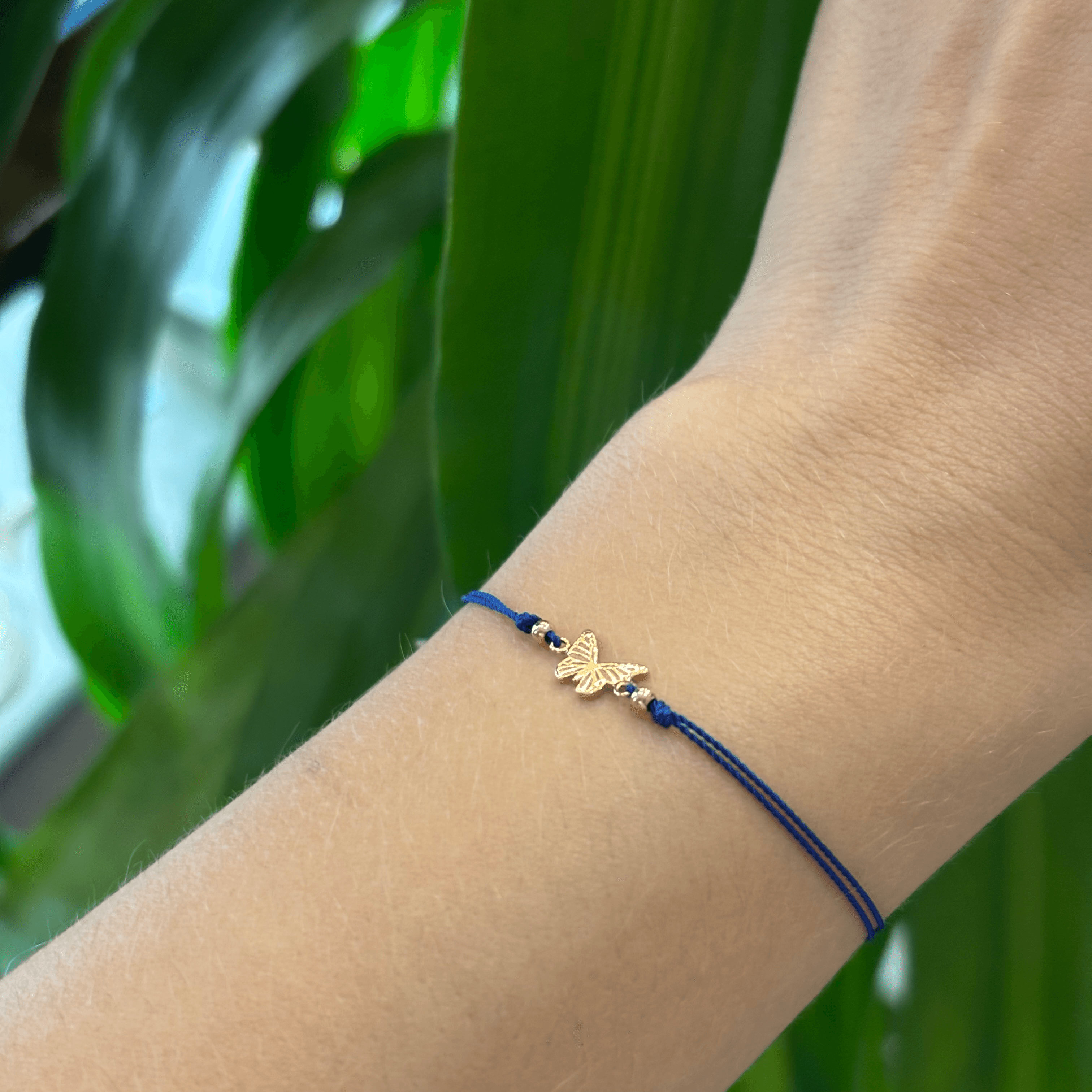 Zoë Chicco 14k Midi Bitty Butterfly Cord Bracelet