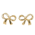 14KT Bow Stud Earrings