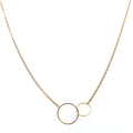 Zoë Chicco 14k Dainty Circles Necklace