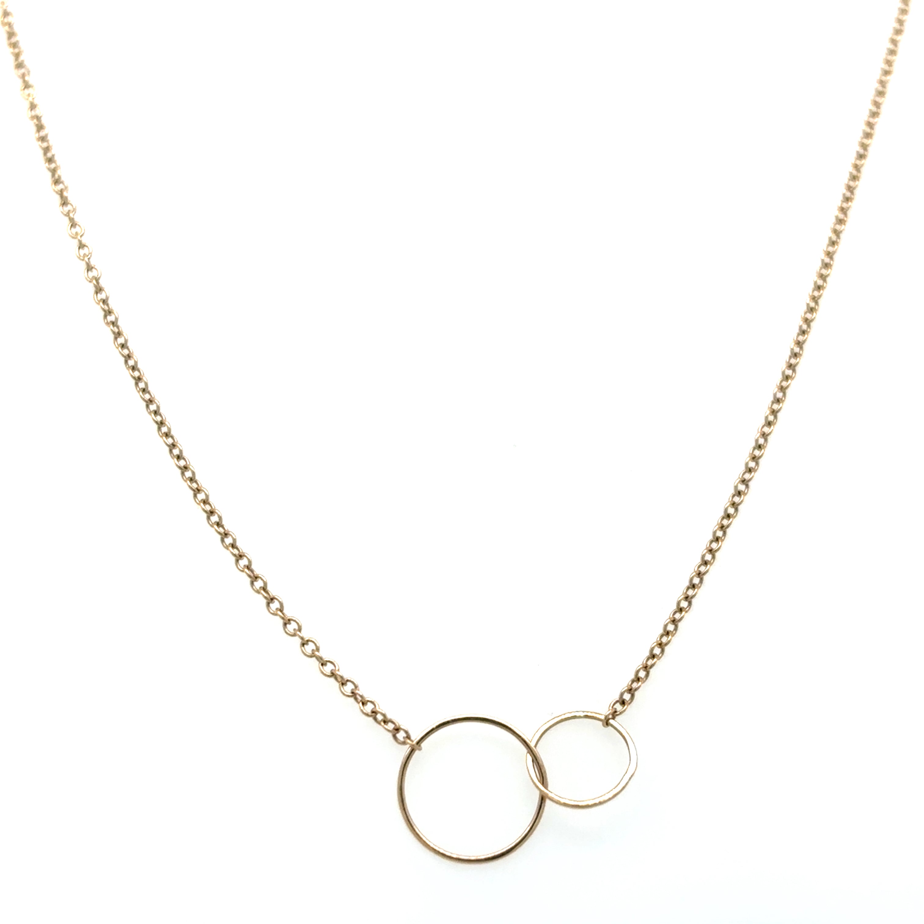 Zoë Chicco 14k Dainty Circles Necklace