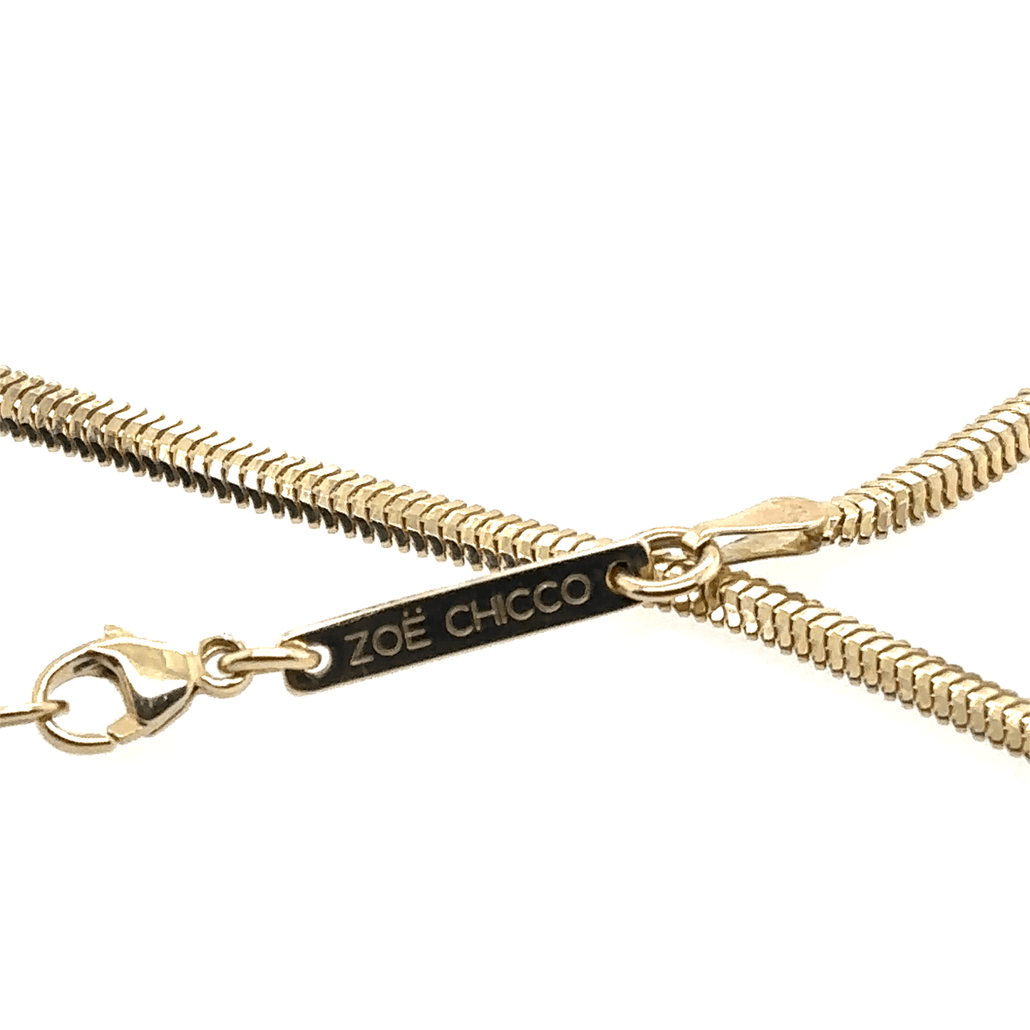 Zoë Chicco 14k Gold Small Snake Chain Necklace