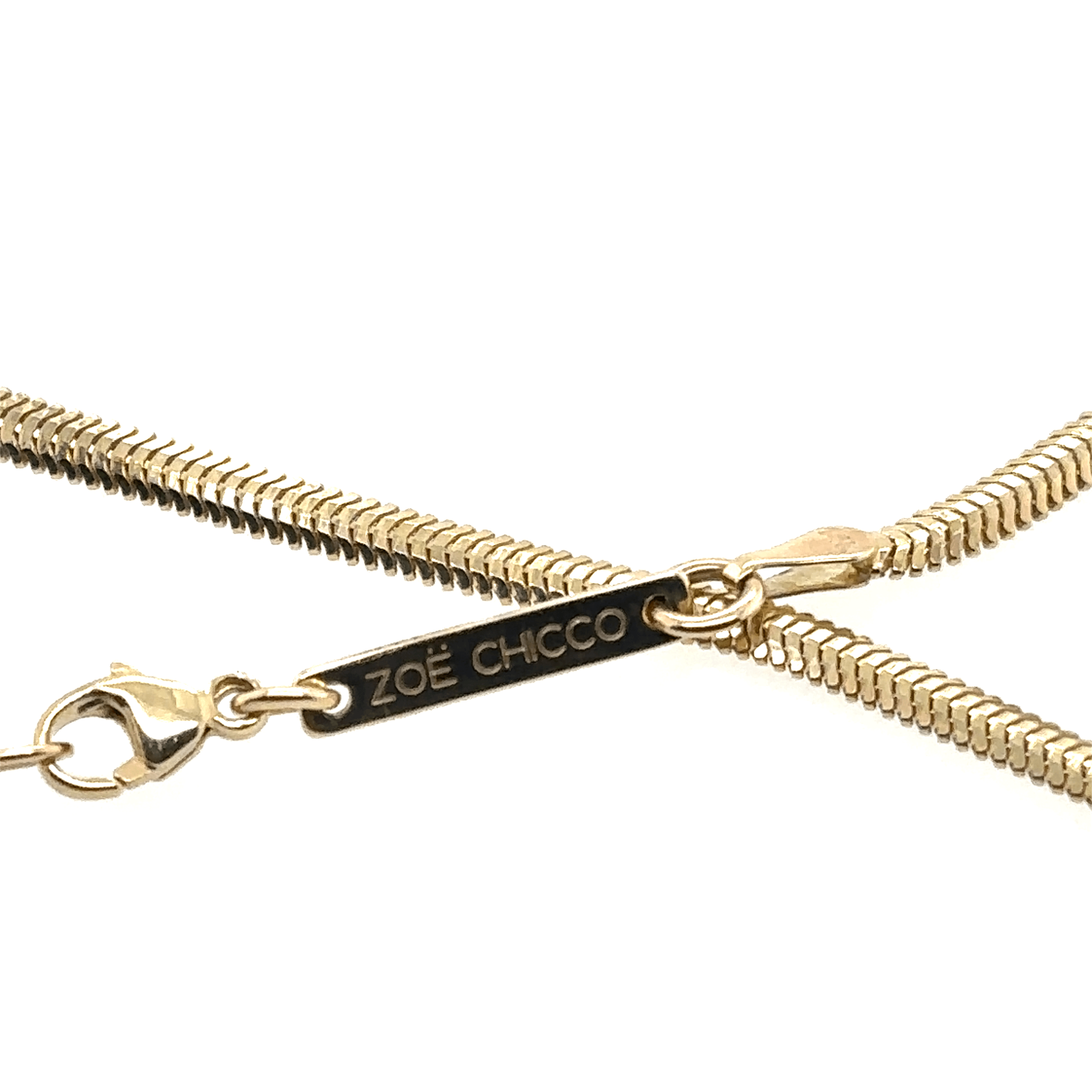 Zoë Chicco 14k Gold Small Snake Chain Necklace