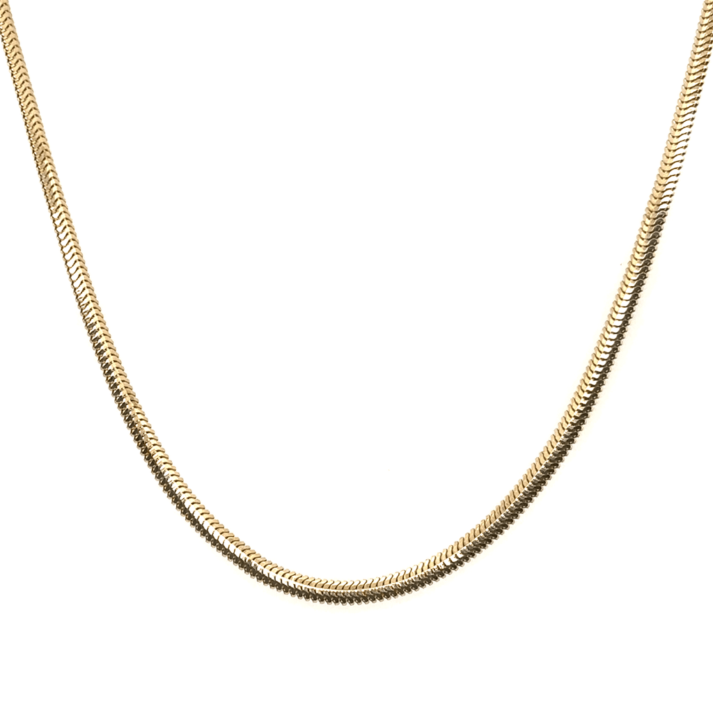 Zoë Chicco 14k Gold Small Snake Chain Necklace