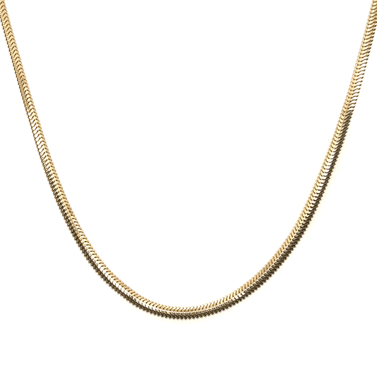Zoë Chicco 14k Gold Small Snake Chain Necklace