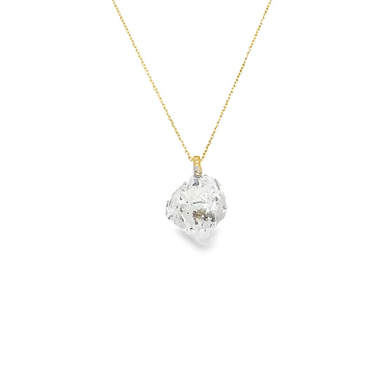 Monaka 18K Herkimer Diamond Charm