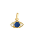Gigi Clozeau 18kt Diamond Resin Eye Charm