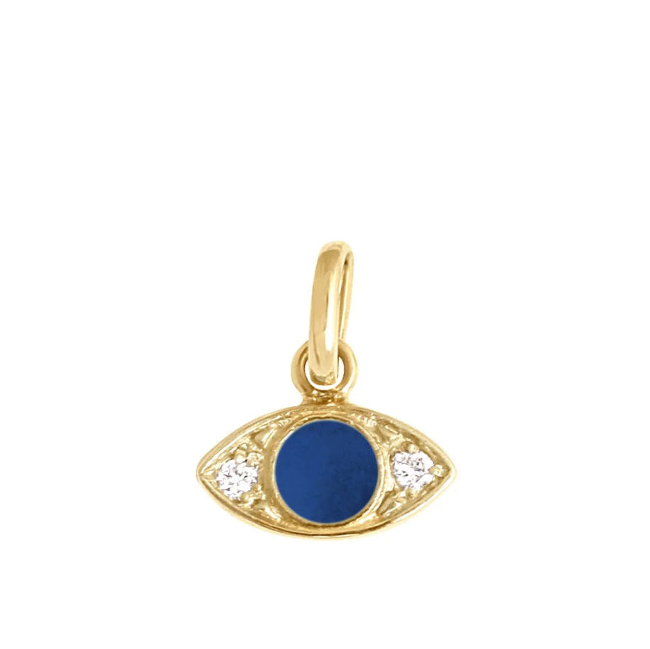 Gigi Clozeau 18kt Diamond Resin Eye Charm