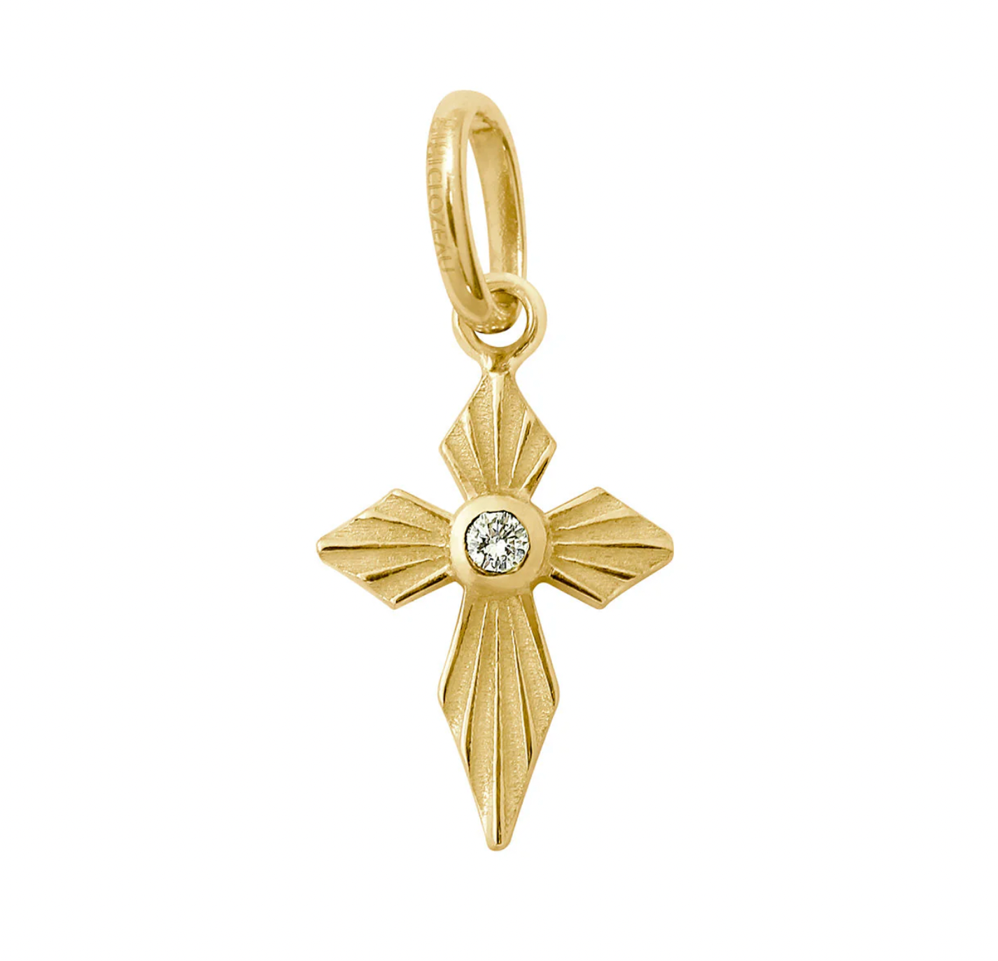 Gigi Clozeau 18kt Croix Lumière Pendant