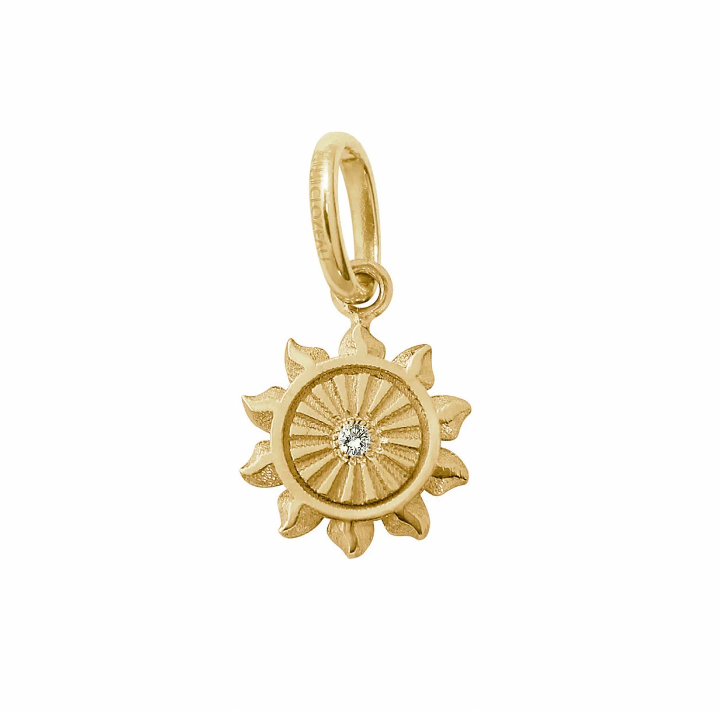 Gigi Clozeau 18kt Lucky Sun Pendant