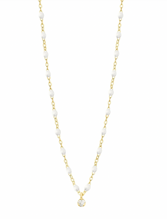 Gigi Clozeau 18kt Classic One Diamond Necklace