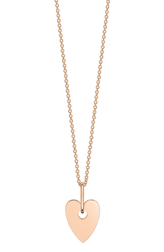 Ginette NY 18KT Angele Mini Heart on Chain