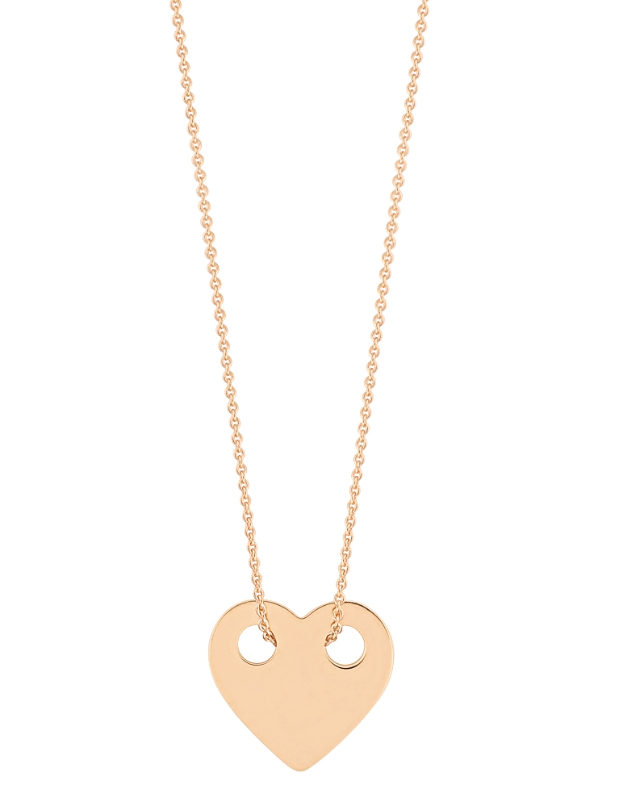 Ginette NY 18kt Mini Heart on Chain