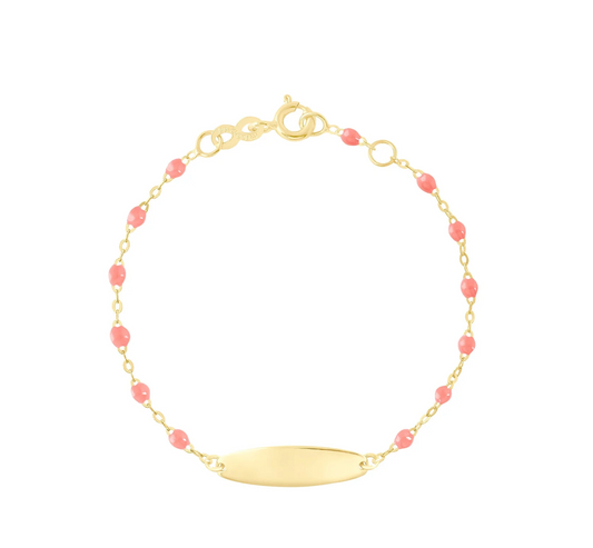 Gigi Clozeau 18kt Little Gigi Child Classic Bracelet with Engravable Plaque