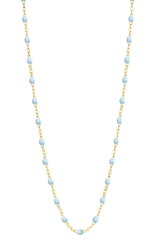 Gigi Clozeau 18kt Gold Classic Resin Necklace 17.7"