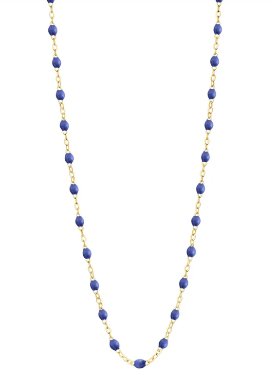 Gigi Clozeau 18kt Gold Classic Resin Necklace 17.7"