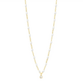 Gigi Clozeau 18kt Classic Supreme 1-Diamond Resin Necklace