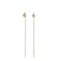 Melissa Joy Manning 14T Herkimer Threader Earrings
