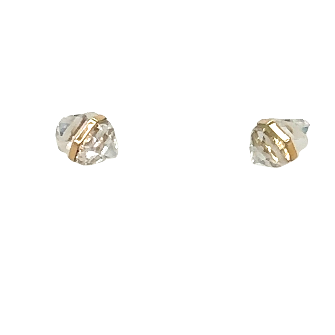 Melissa Joy Manning 14kt Medium Wrapped Herkimer Studs