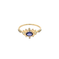 Celine Daoust 14k Tanzanite and Diamond Eye Ring