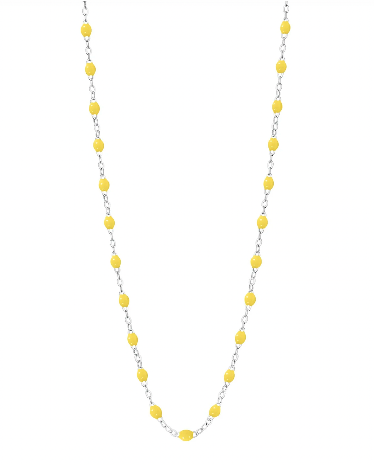 Gigi Clozeau 18kt Gold Classic Resin Necklace 16.5"