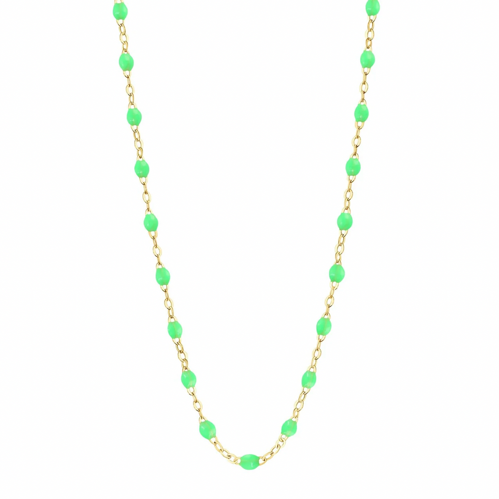 Gigi Clozeau 18kt Classic Resin Necklace 17.7"