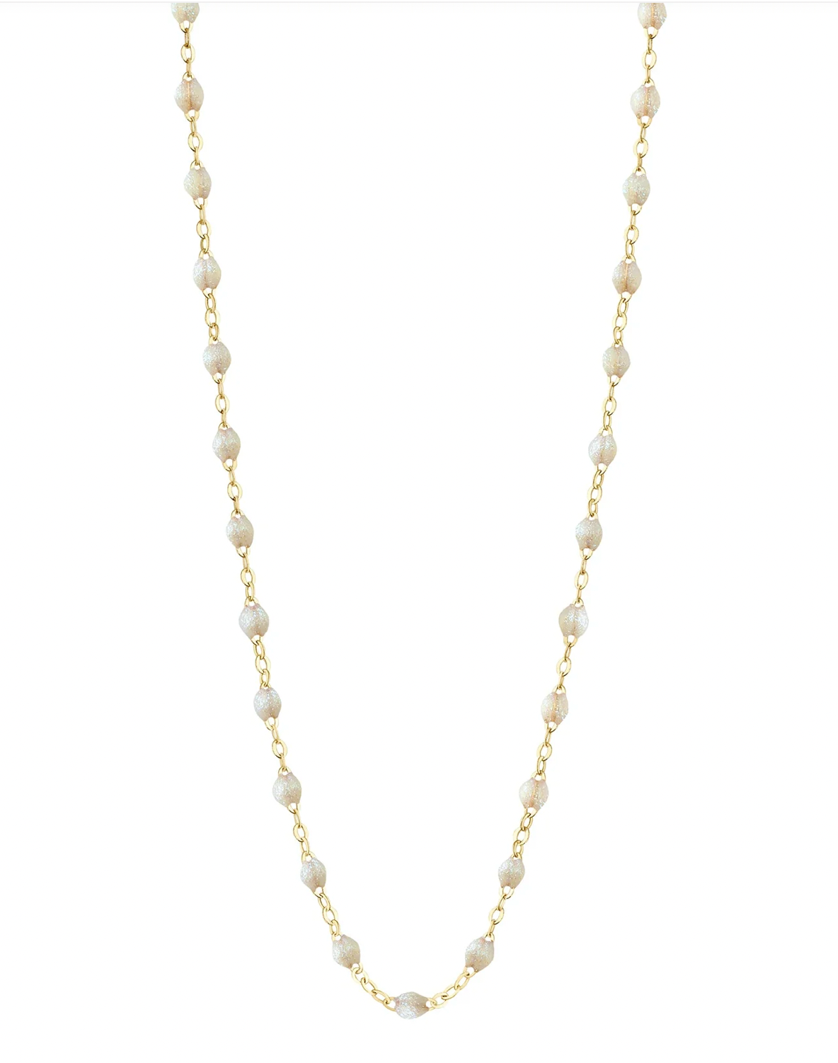 Gigi Clozeau 18kt Gold Classic Resin Necklace 16.5"