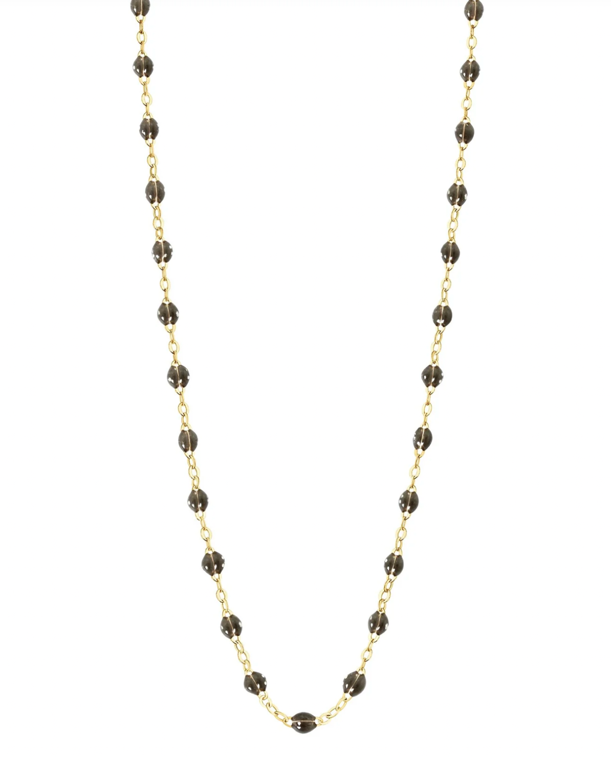 Gigi Clozeau 18kt Gold Classic Resin Necklace 16.5"