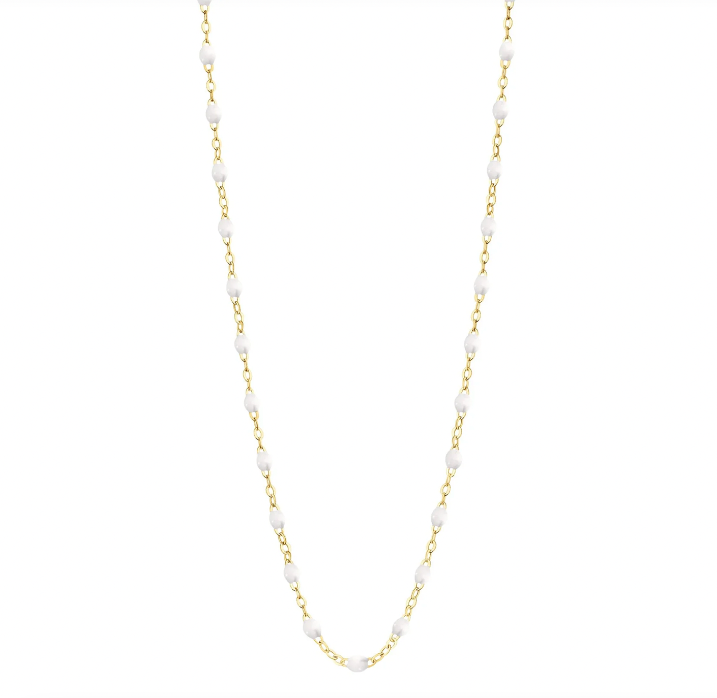 Gigi Clozeau 18kt Gold Classic Resin Necklace 16.5"