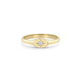 Zoë Chicco 14kt Star Set Diamond Oval Signet Ring
