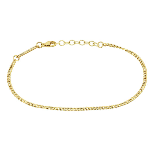 Zoë Chicco 14k Gold Extra Small Curb Chain Bracelet