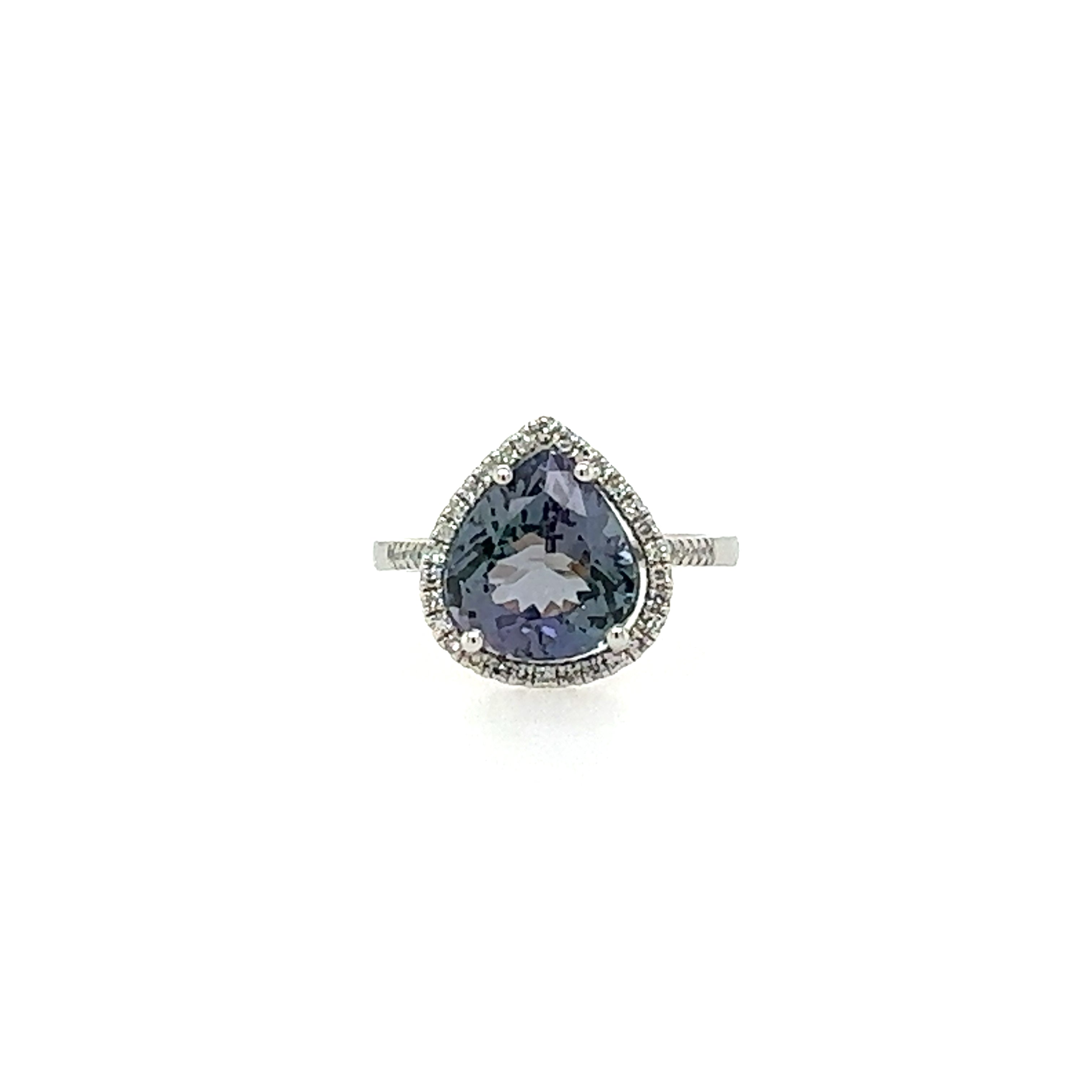 14kt Tanzanite and Diamond Ring