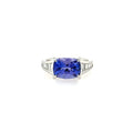 18kt Tanzanite and Diamond Ring