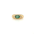 14kt Emerald and Diamond Ring