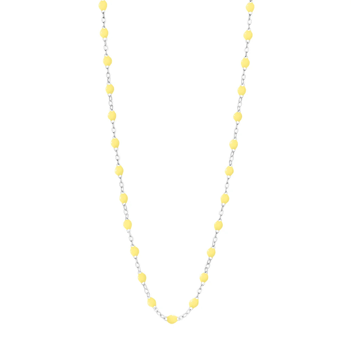 Gigi Clozeau 18kt Gold Classic Resin Necklace 17.7"