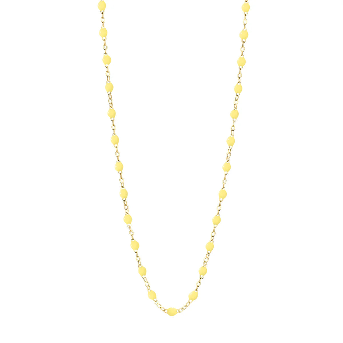 Gigi Clozeau 18kt Gold Classic Resin Necklace 17.7"