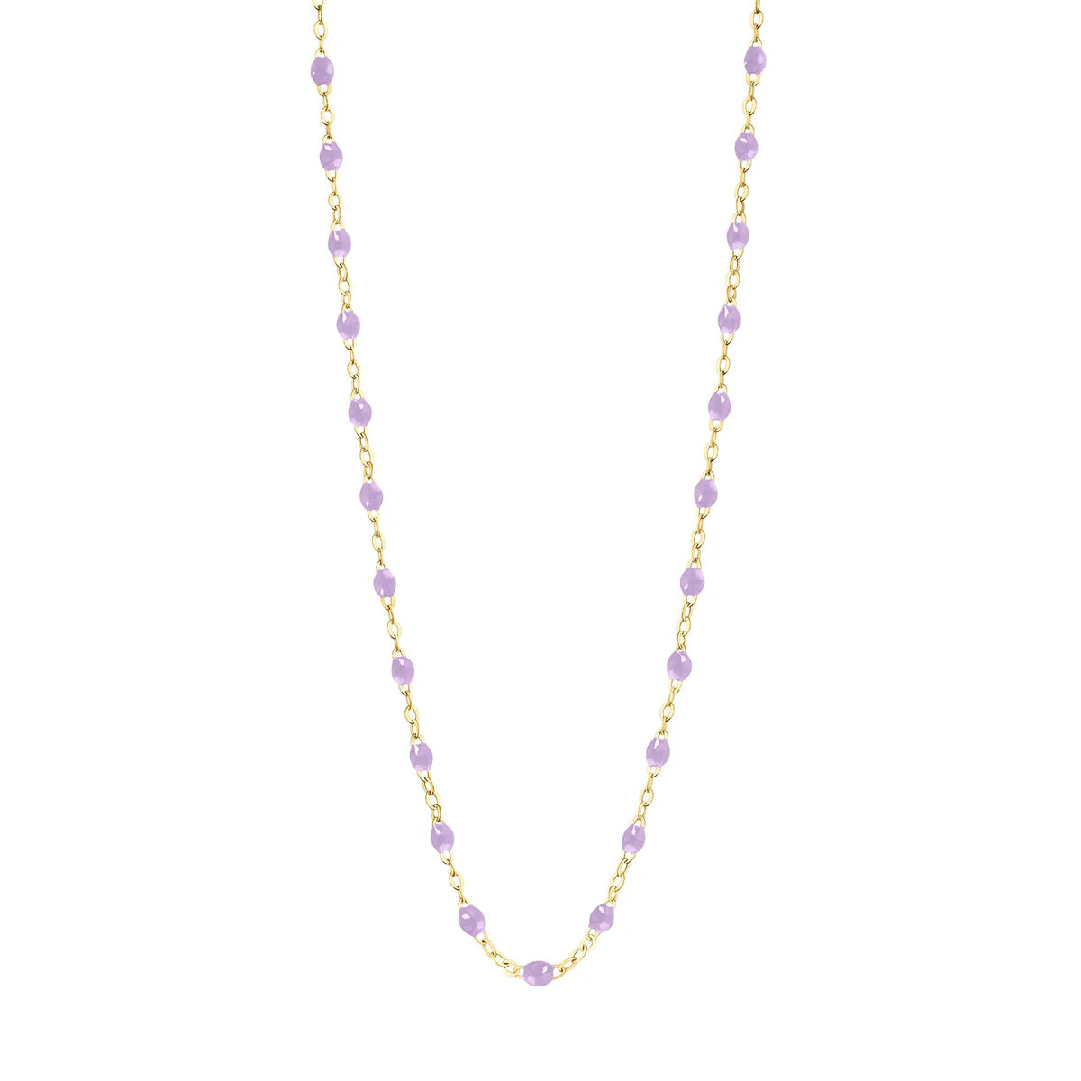 Gigi Clozeau 18kt Gold Classic Resin Necklace 17.7"
