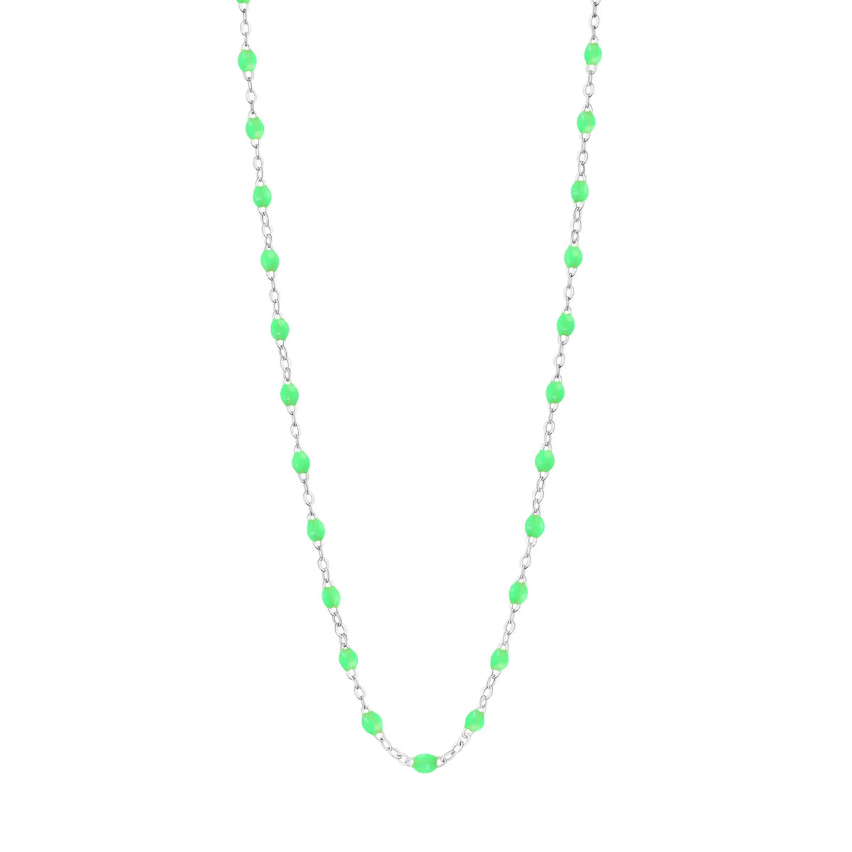 Gigi Clozeau 18kt Gold Classic Resin Necklace 17.7"