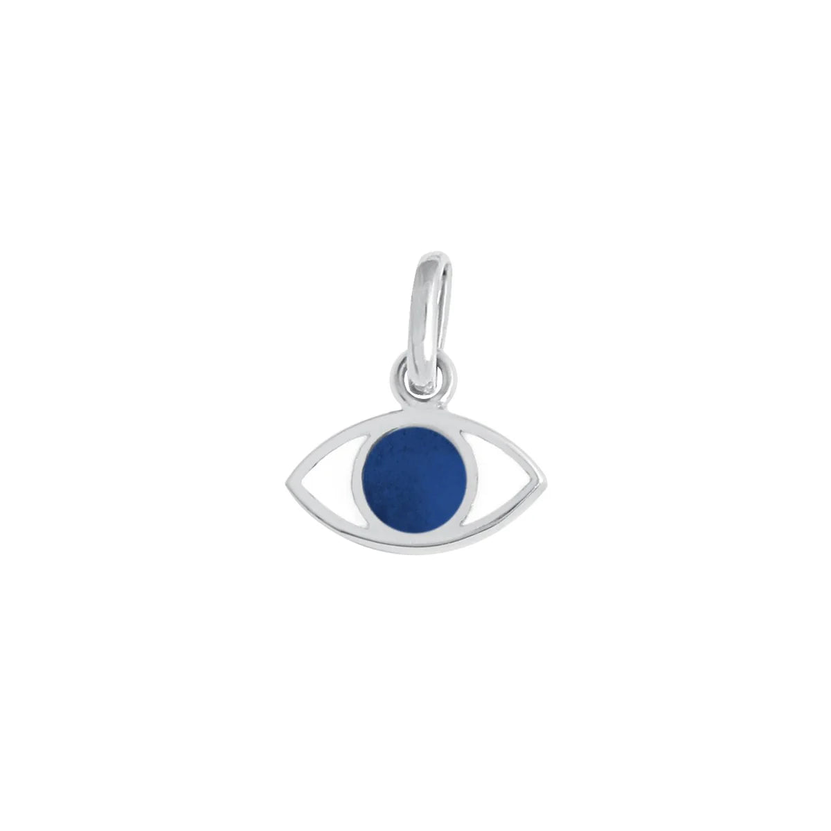 Gigi Clozeau 18kt Gold lapis Resin Eye Charm