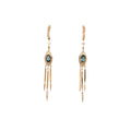 Celine Daoust 14k Totem Tourmaline Fringe Earrings