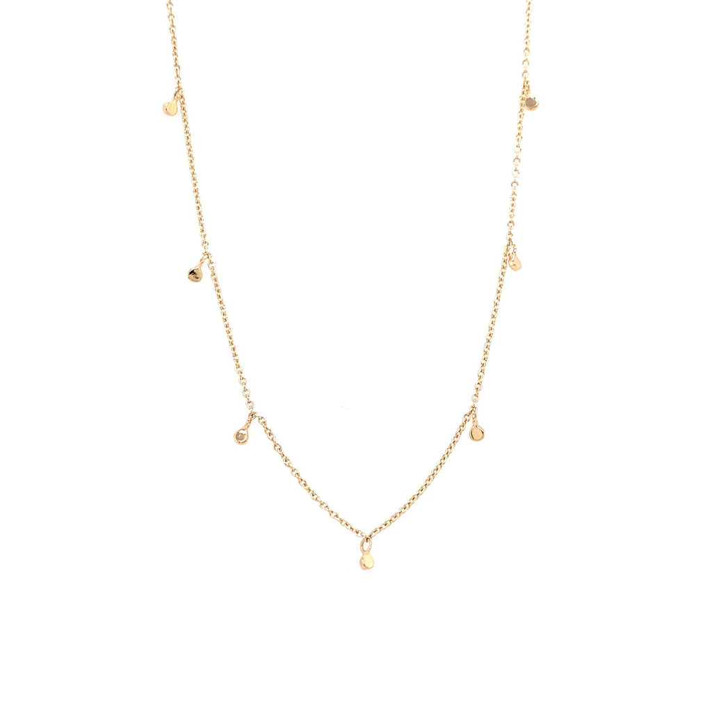Scosha 10kt Yellow Gold Fairy Bead Necklace