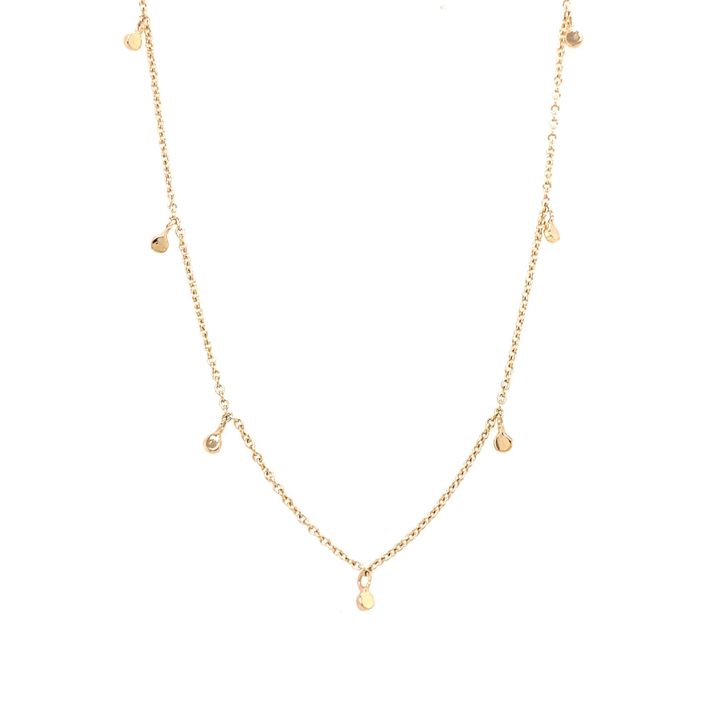 Scosha 10kt Yellow Gold Fairy Bead Necklace