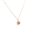 Melissa Joy Manning 14kt Yellow Gold Wrap Bezel Herkimer Necklace