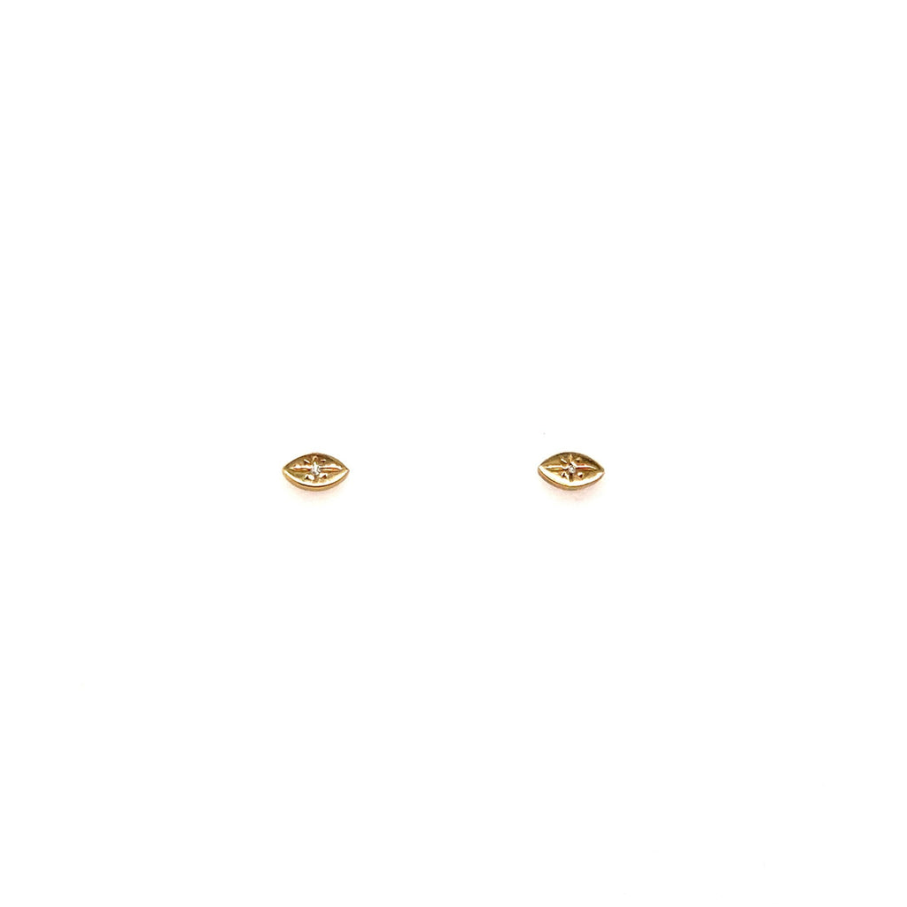 Scosha Petite Diamond Eye Studs