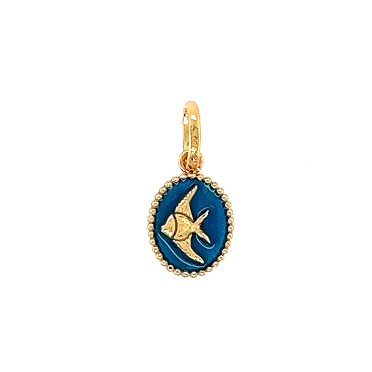 Gigi Clozeau 18kt Resin Angelfish Charm