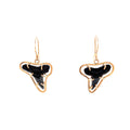 Melissa Joy Manning 14kt Yellow Gold Sharkstooth Cage Drop Earrings