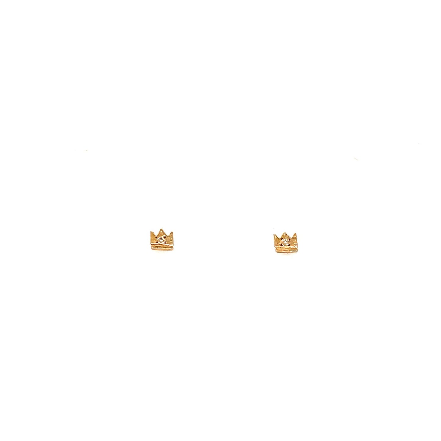 Scosha Peite Diamond Crown Studs