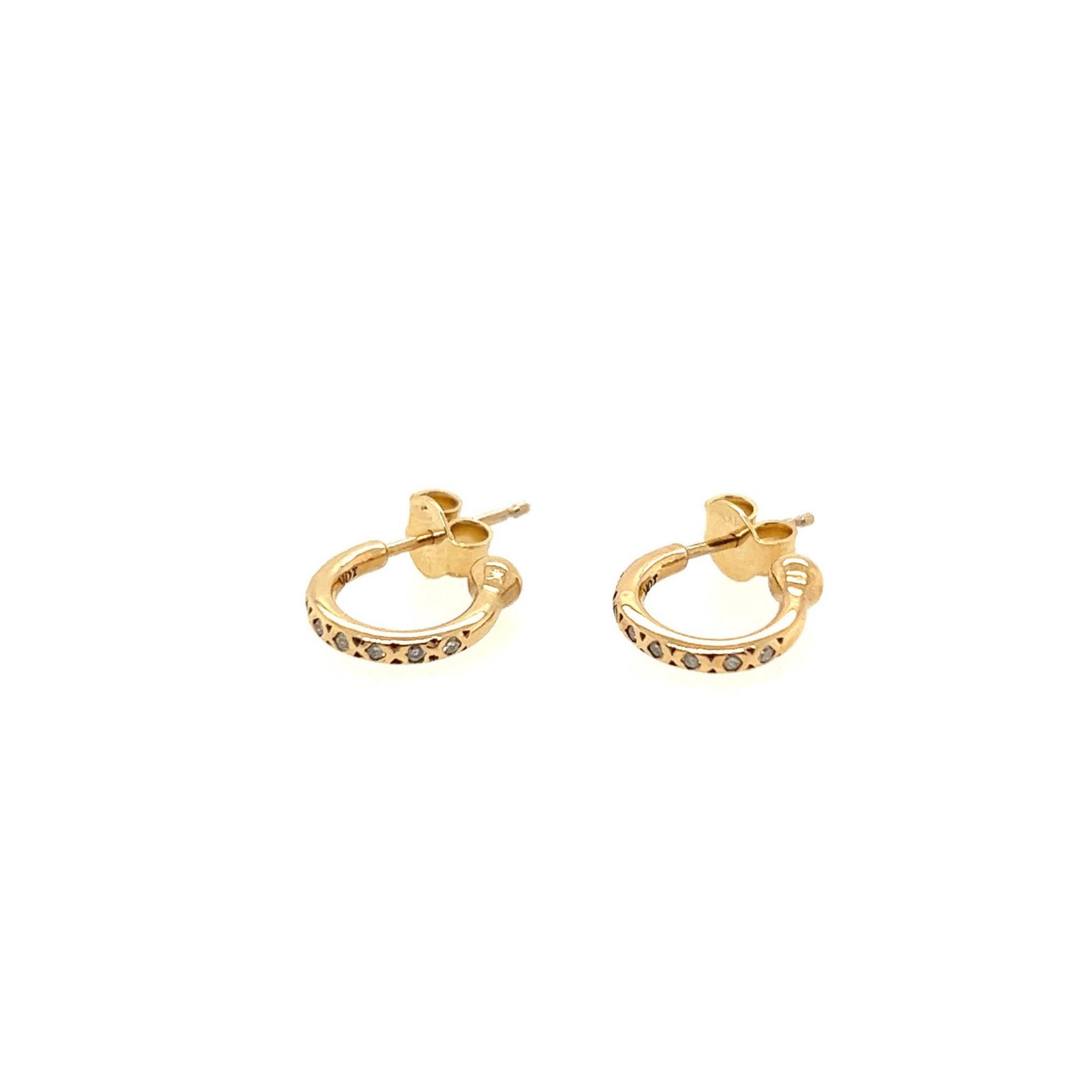 Scosha Diamond Mini Hoops