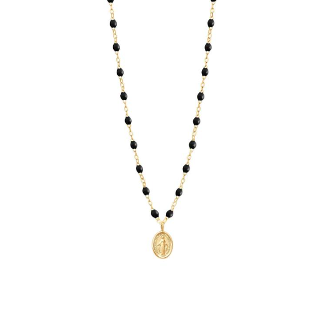 Gigi Clozeau 18kt Classic Resin Madone Necklace