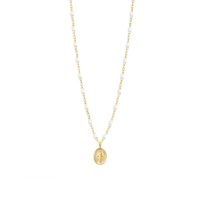 Gigi Clozeau 18kt Classic Resin Madone Necklace