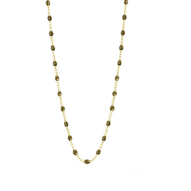 Gigi Clozeau 18kt Classic Resin Necklace 16.5"